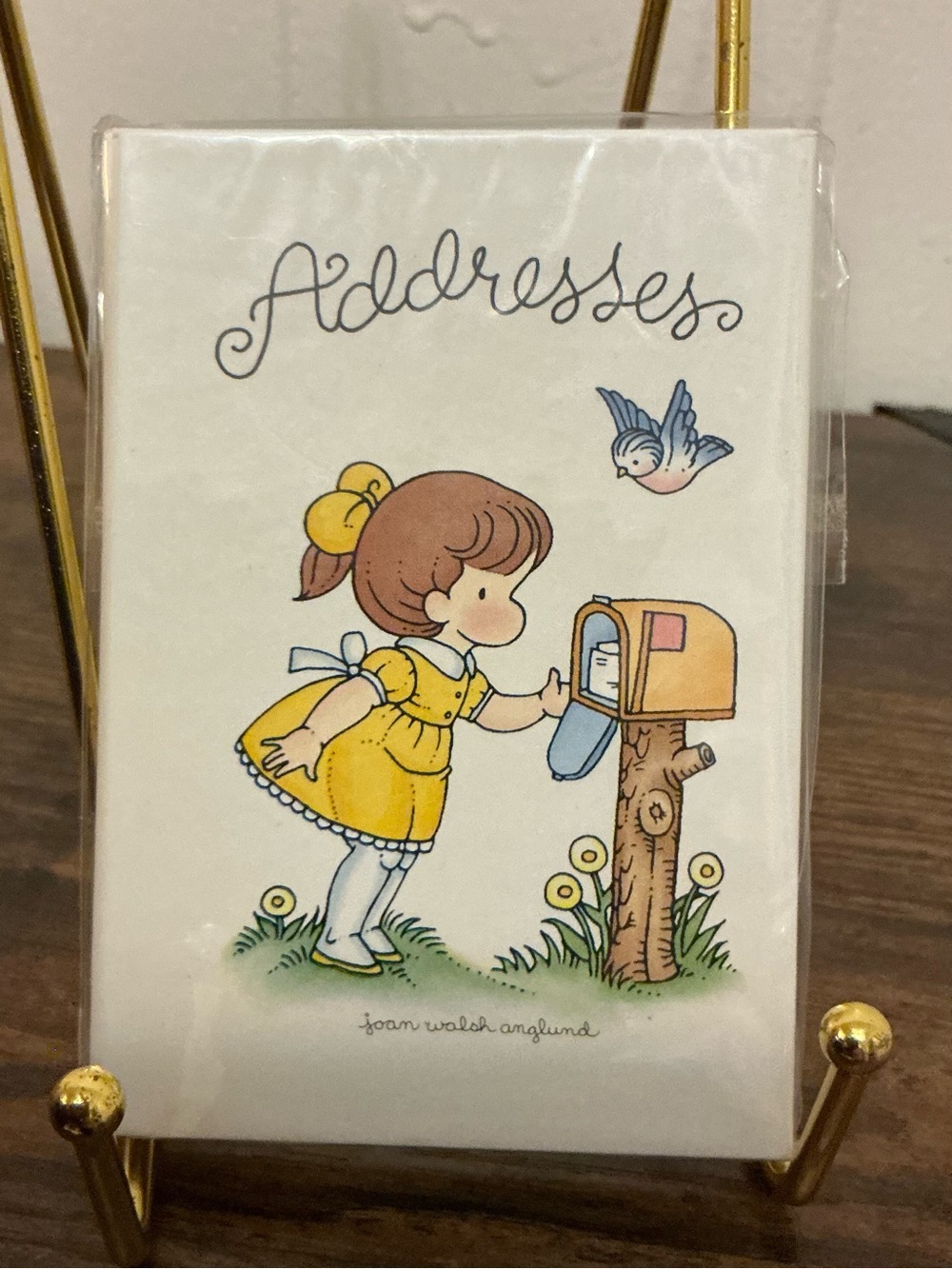 Rare Vintage HTF 1991 New Joan Walsh Anglund Mini Hardcover Address Book